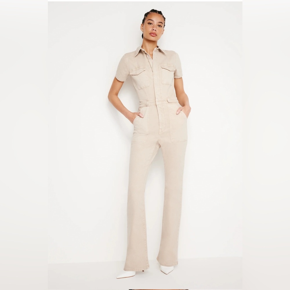Good American FIT FOR SUCCESS BOOTCUT JUMPSUIT